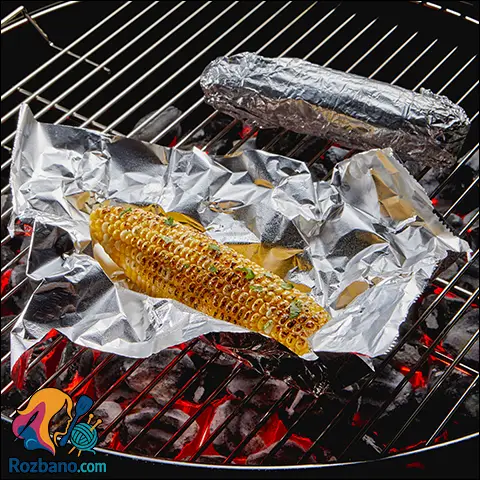 ذرت گریل شده خوش طعم و عالی برای پیش غذا و میان وعده