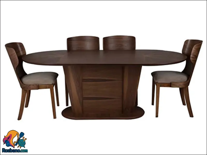 راهنمای خرید میز ناهار خوری چوبی گرد مدرن