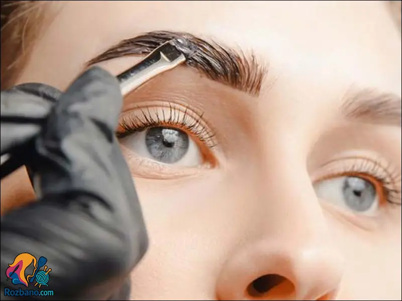 مدل هاشور ابرو سه‌ بعدی