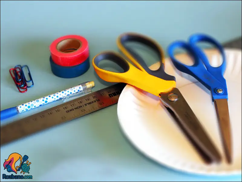 ساخت ظرف سرو میوه با بشقاب یکبار مصرف