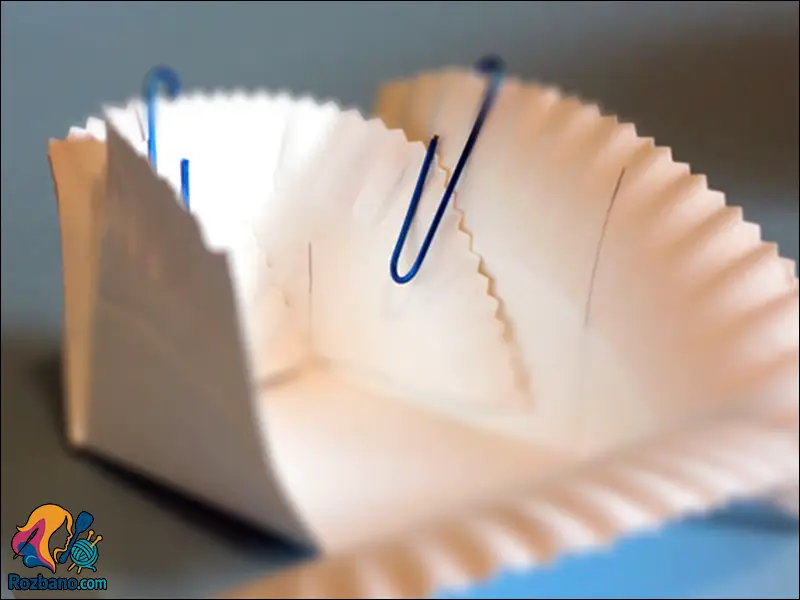 ساخت ظرف سرو میوه با بشقاب یکبار مصرف