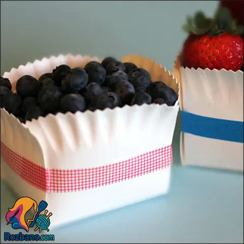 آموزش ساخت ظرف سرو میوه ساده و خلاقانه