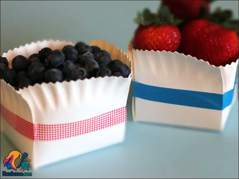 ساخت ظرف سرو میوه خانگی با وسایل ساده