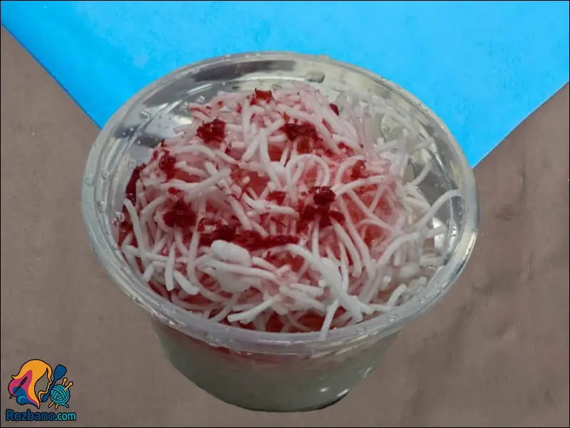 آماده سازي فالوده میوه ای مخلوط و خانگي