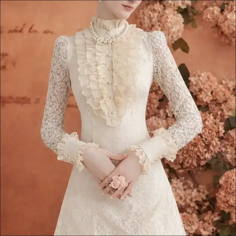 آموزش رایگان دوخت پيراهن گيپور شیک مخصوص مجالس