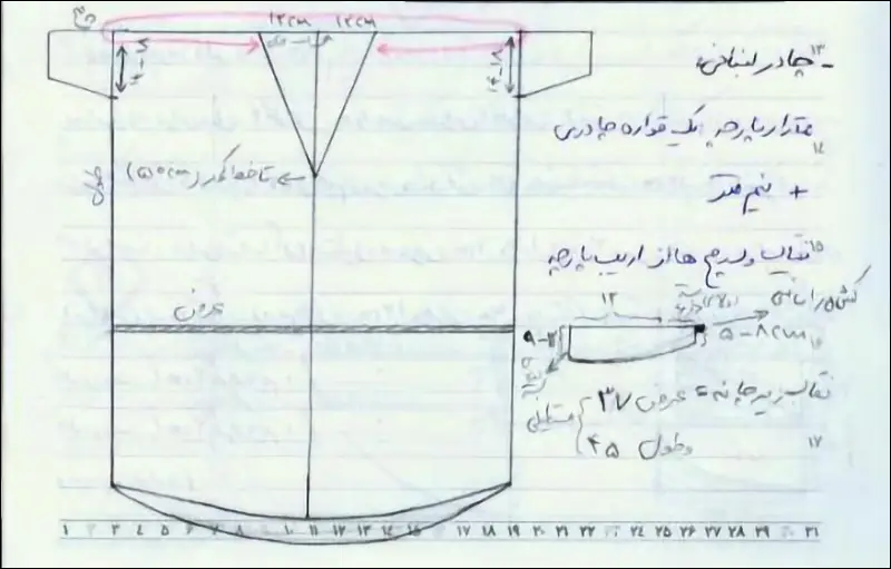 راهنمای حرفه ای دوخت چادر معمولی و لبنانی برای مبتدی تا پیشرفته