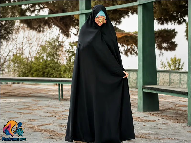 آموزش کامل دوخت چادر معمولی و لبنانی در خانه + مقنعه چانه دار