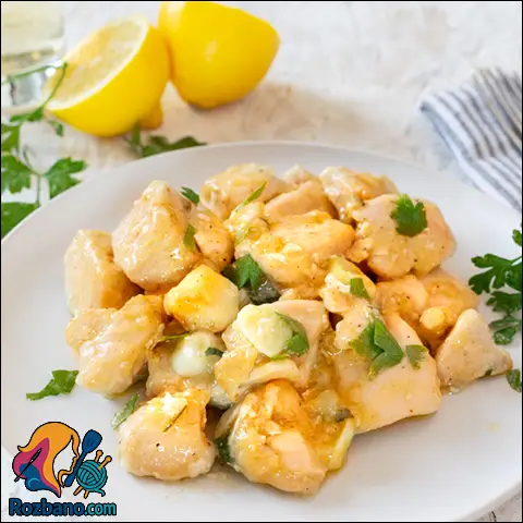 طرز تهیه خوراک مرغ با سیر اسپانیایی در خانه