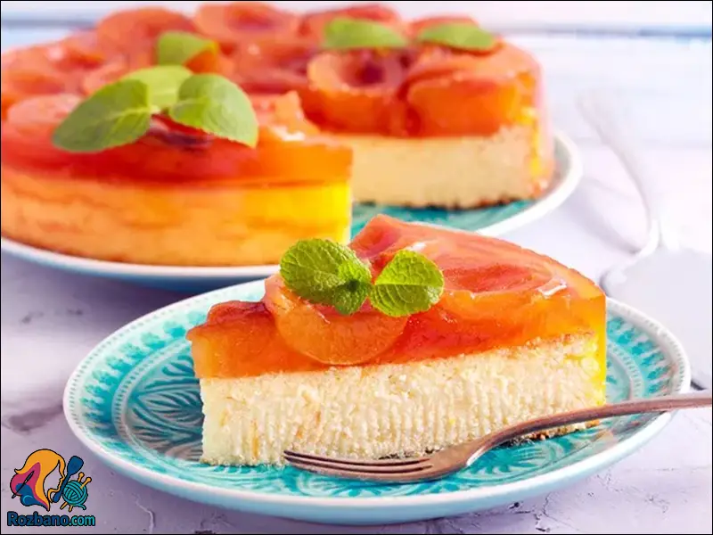 طرز تهیه کیک شکلات و زردآلو خانگی
