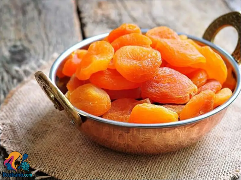 برگه زردآلو در منزل بدون مواد نگهدارنده