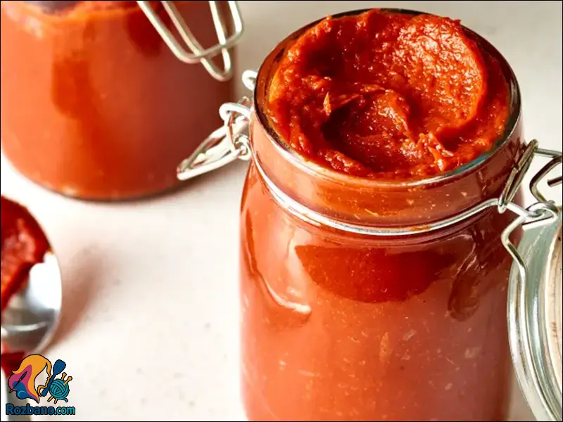 طرز تهیه رب گوجه فرنگی خانگی مرحله به مرحله