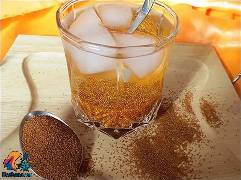 رفع عطش در تابستان با شربت خاکشیر خانگی