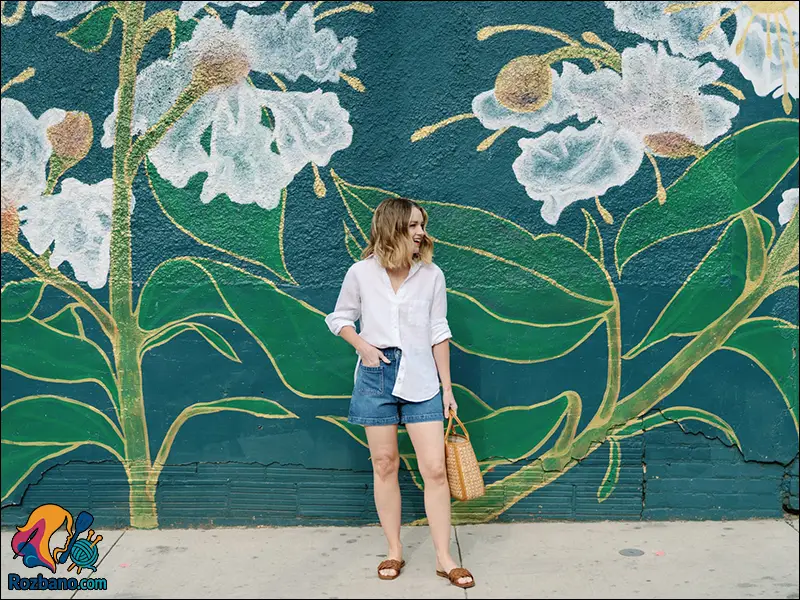 بهترین روش های استایل شلوارک جین برای فصل گرم