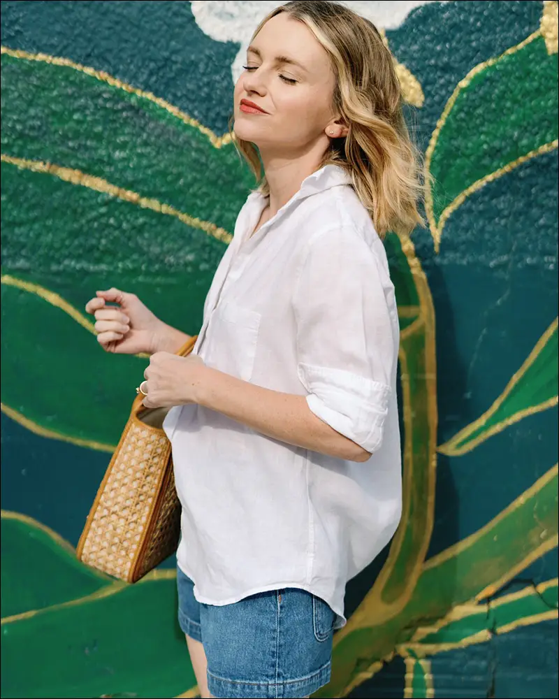 استایل شلوارک جین کوتاه و بلند برای استایل روزمره