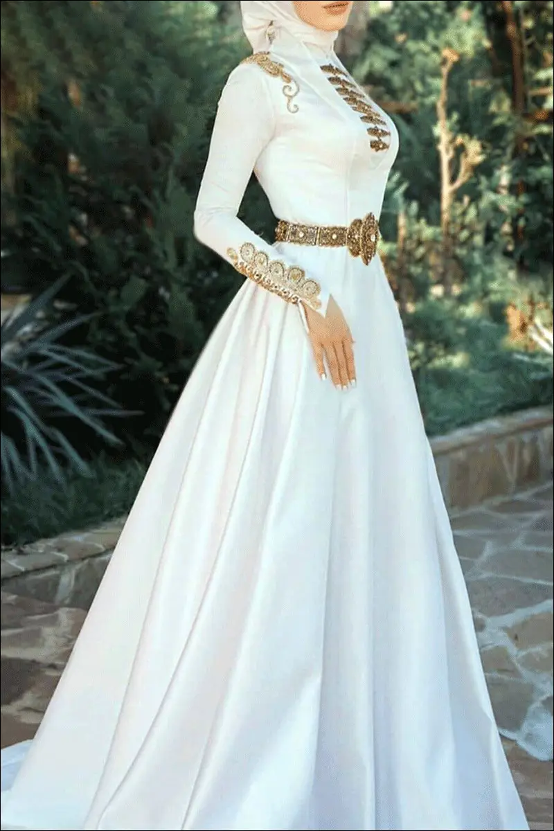 مدل لباس ماکسی با حجاب مدرن و مناسب مراسم رسمي