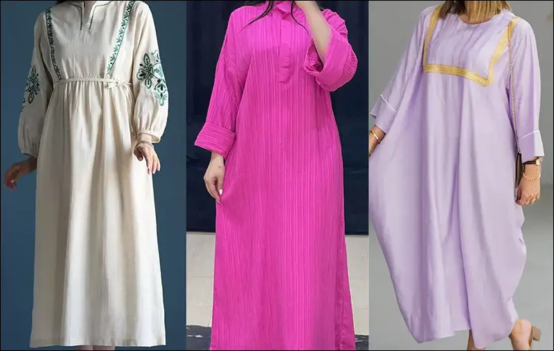 مدل پیراهن نخی تابستانی - پیراهن مانتویی