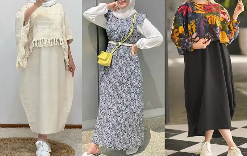 مدل پیراهن نخی تابستانی - سارافون