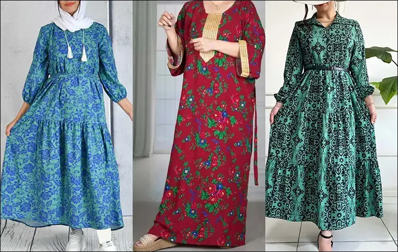 مدل پیراهن نخی تابستانی - پیراهن ساحلی