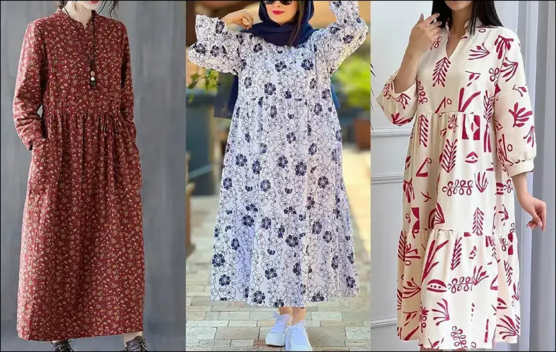 مدل پیراهن نخی تابستانی - مدل پیراهن تابستانی لینن