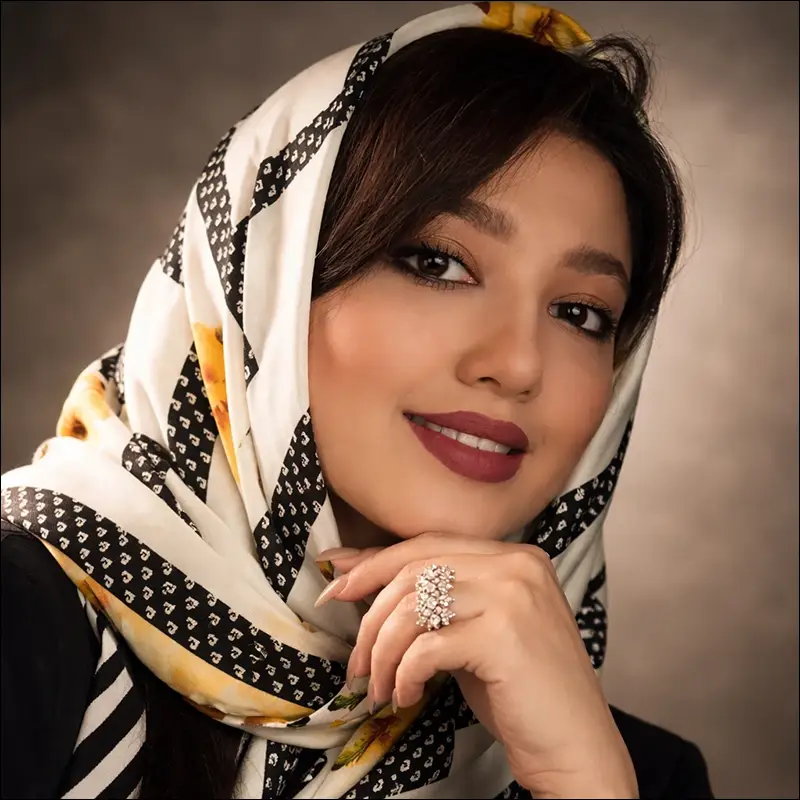 عکس نازلی رجب پور بازیگر ایرانی