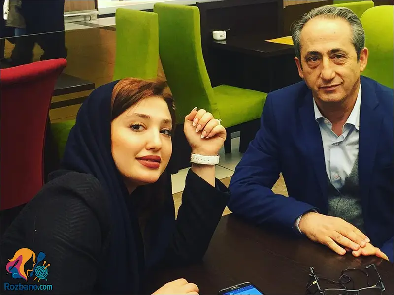 بیوگرافی نازلی رجب پور - عکس نازلی رجب پور و پدرش