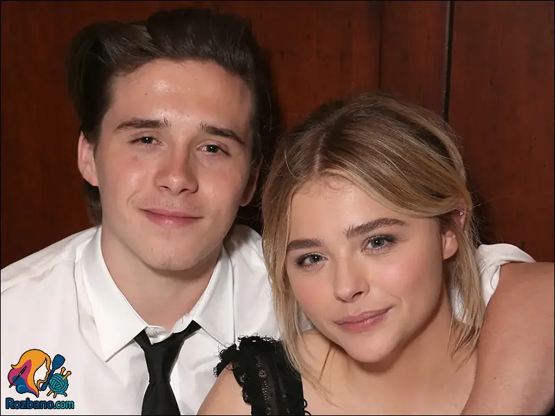 تک عکس بازیگران هالیوود - کلویی مورتز و دوستش !!! بروکلین بکهام