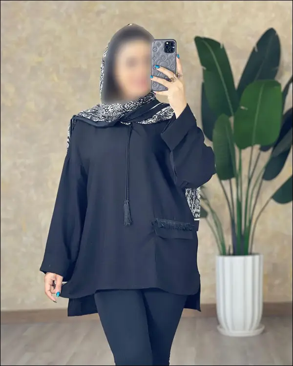 مدل تونیک مانتویی جلو بسته دخترانه جدید