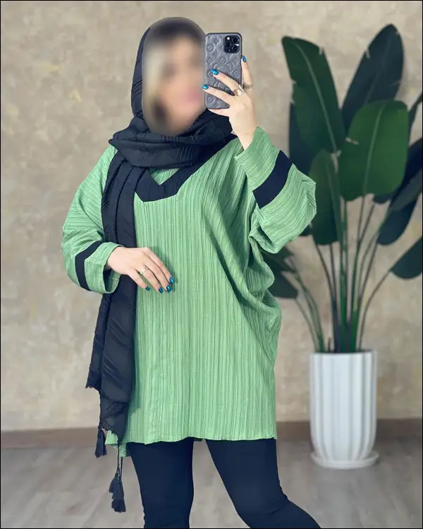 جدیدترین مدل های تونیک مانتویی جلو بسته دخترانه