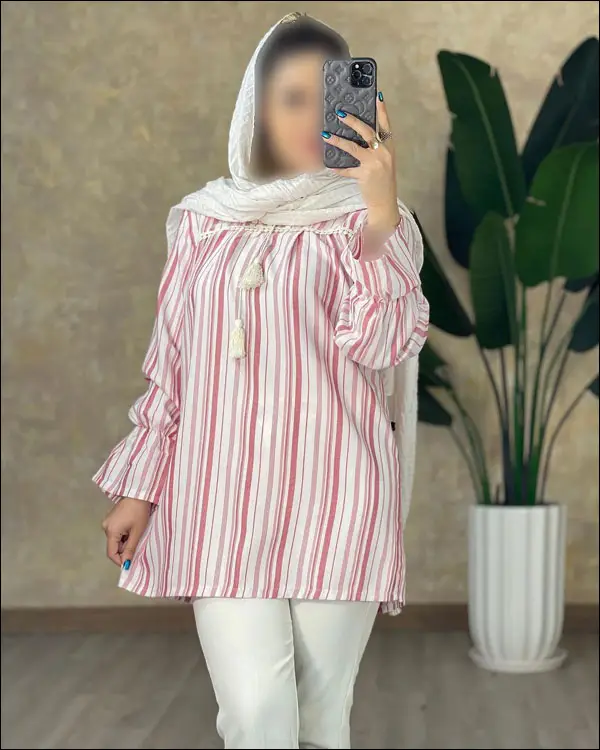 تونیک مانتویی جلو بسته شیک برای استایل روزانه
