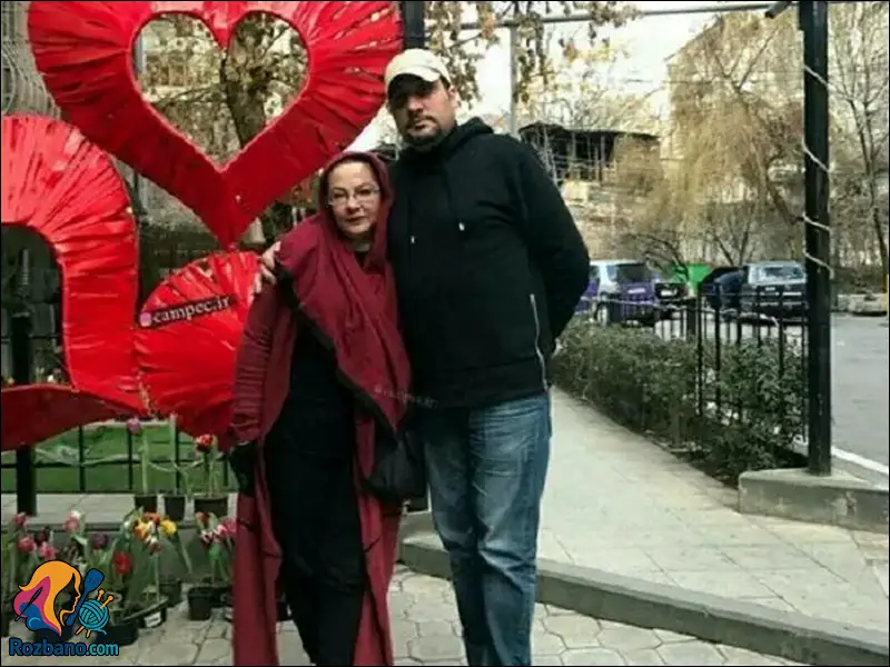 بیوگرافی لاله صبوری - لاله صبوری و همسرش