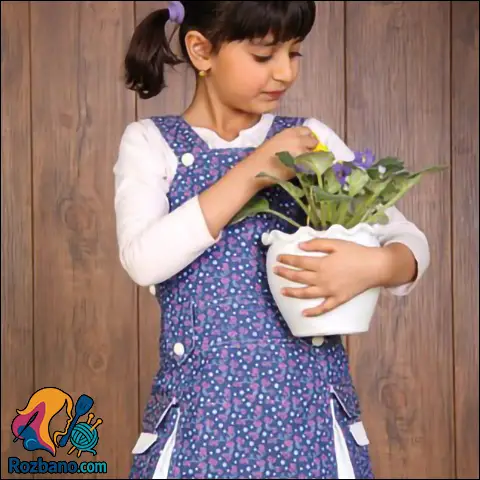 دوخت سارافون کودک شیک در خانه مرحله به مرحله