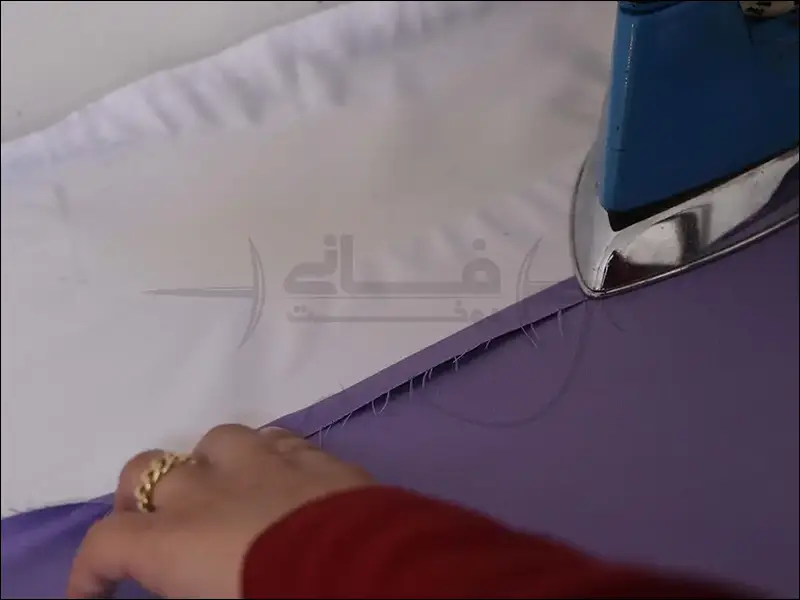مراحل دوخت یقه شکاری ساده و آسان برای لباس