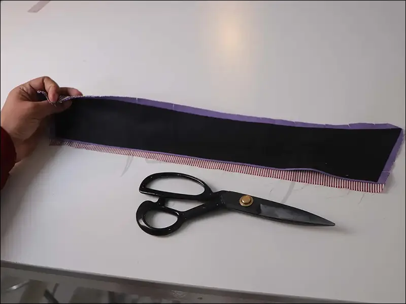 مراحل دوخت یقه شکاری ساده و آسان برای لباس