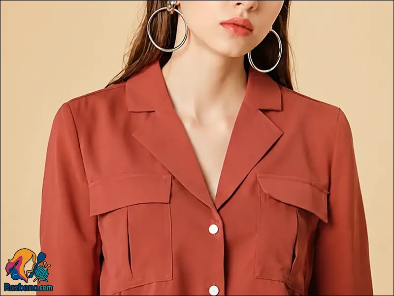 آموزش کامل دوخت یقه انگلیسی جدا با الگو خیاطی