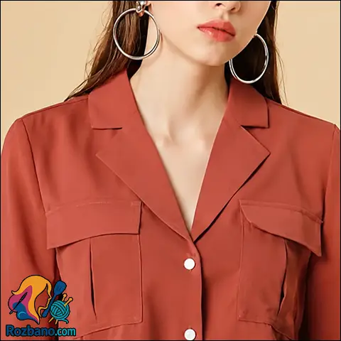 آموزش کامل دوخت یقه انگلیسی جدا با الگو خیاطی