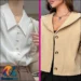 دوخت یقه های باز و مسحنی دار آموزش کامل و حرفه ای