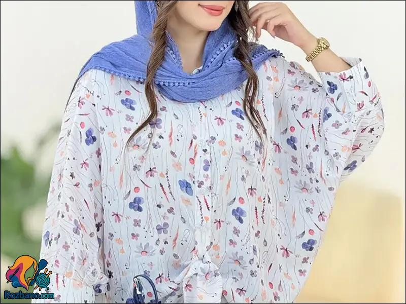 آموزش رایگان دوخت آستین کیمونو با الگو ساده خیاطی