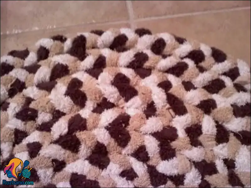 دوخت نهایی و تثبیت پادری با حوله کهنه