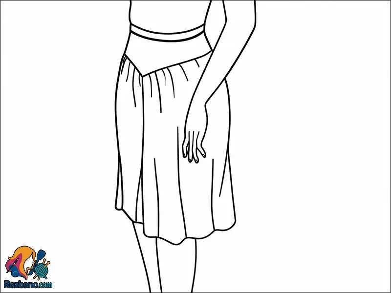 آموزش حرفه ای دوخت دامن شلواری در خانه و مزون