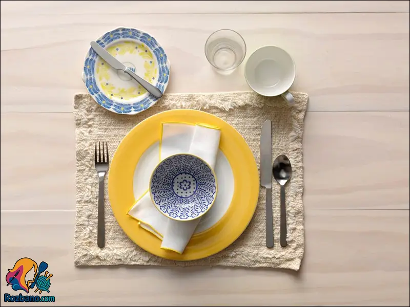اصول چیدن میز غذا به روش مهمانداری مدرن