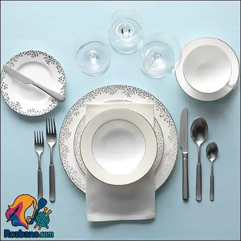 اصول چیدن میز غذا برای پذیرایی حرفه ای