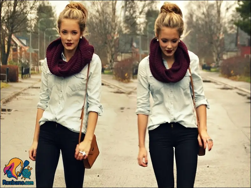 مدل لباس دخترانه - لباس دخترانه جین