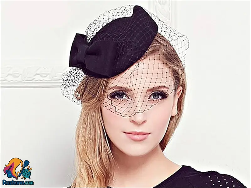 انواع کلاه تابستانی زنانه شیک - کلاه کوکتل سلطنتی