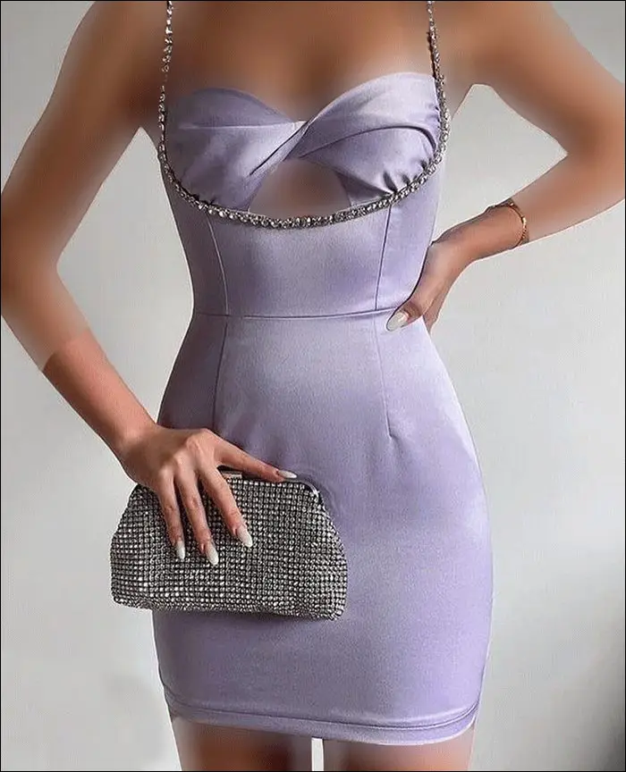 مدل لباس مجلسی زنانه لاکچری کوتاه شیک و مدرن