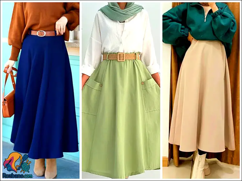 لباس های ترند دخترانه برای تابستان - دامن لینن