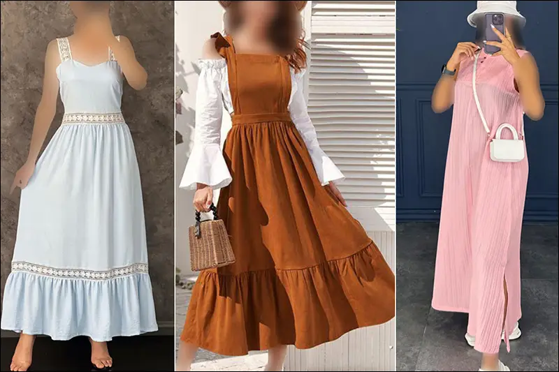 لباس های ترند دخترانه برای تابستان - سارافون تابستانی