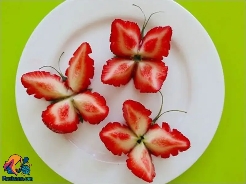 تزیین میوه برای کودکان با 25 ایده خلاقانه و ساده