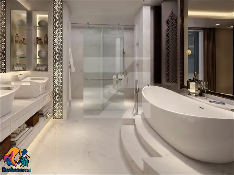 دکوراسیون و چیدمان حمام عربی