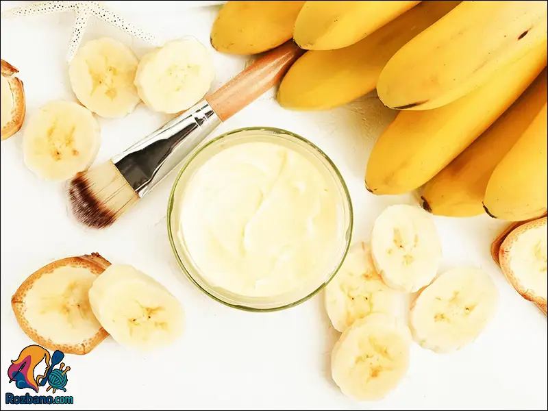 ماسک مو خانگی - ماسک مو خانگی پروتئين موز
