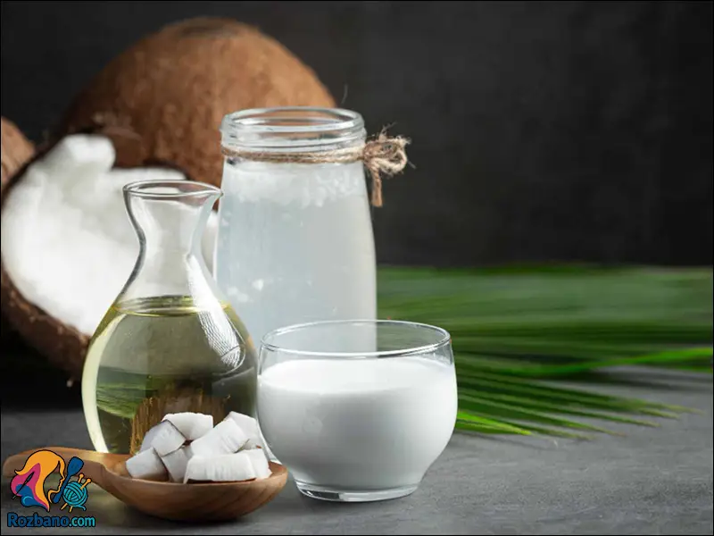 ماسک مو خانگی - ماسک خانگي شير نارگيل